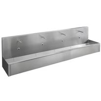Lavabo collectif mural inox électronique de 2 à 5 postes | LM-80E