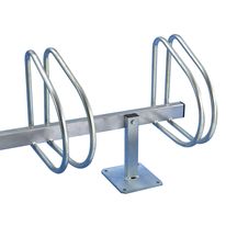 Lot de 2 pieds à adapter aux râteliers 4/5 vélos mural - Mottez B140/B141