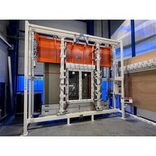 Banc d'essais pour tester les menuiseries en Air, Eau et Vent