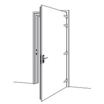 Blocs portes battants en acier CF et PF une heure | B60L