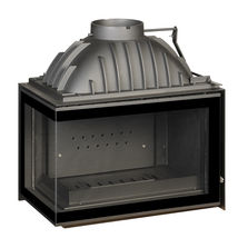 Foyer bois d'angle 9 kW à post combustion intégrée | C07973.PT06.ANG