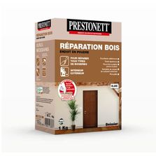 Enduit de réparation et de rebouchage en poudre sur support bois  - PRESTONETT