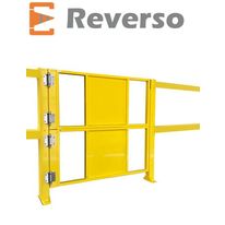 Porte accès sécurisé pour piétons versions Poussant ou Tirant, droite ou gauche REVERSO | PB960 