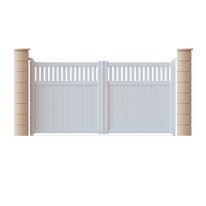 Portails en PVC à barreaux horizontaux ou verticaux | BAGATELLE 