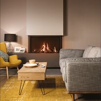 Cheminée à gaz double coin | True Vision 1050DC MDesign