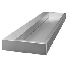 Lavabo inox mural ou à poser à vidage invisible | Lavabo inox L-114/115/116