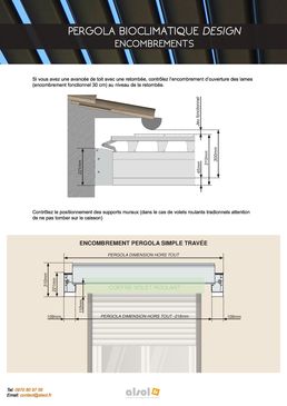 Pergola bioclimatique en aluminium à motorisation pour espaces extérieurs | Design