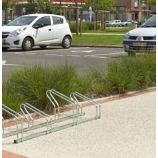 Râtelier 4 vélos sur 2 niveaux côte à côte