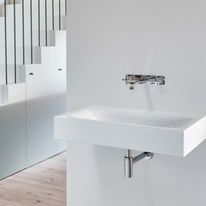 Vasque murale rectangulaire en acier titane vitrifié garanti 30 ans | BetteLux