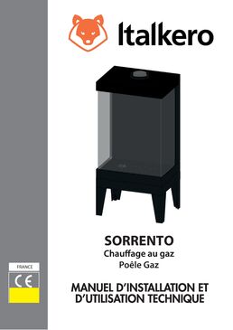 Poêle à gaz suspendu | Sorrento 50F Italkero 