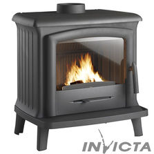 Poêle à bois en fonte 6 kW avec post combustion | Norik 9121-44