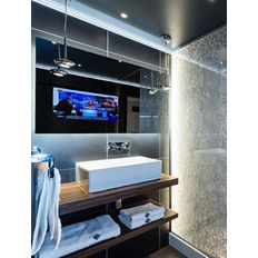 Salle de bain préfabriquée modulable pour l’hôtellerie | LINEO | Gamme BAUDET STANDING