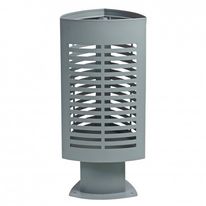 Corbeille de ville en tôle perforée | Scuderia 