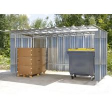Abri métal - Poubelles / Vélos / Motos / Fumeurs / Marchandise