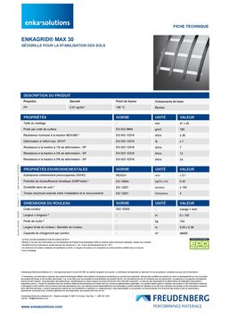 Géogrille bidirectionnelle de renforcement et stabilisation des sols | ENKAGRID MAX