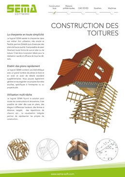 Logiciel de construction de charpentes bois pour toitures | CONSTRUCTION DES TOITURES