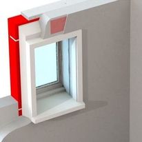 Bloc baie béton armé monobloc pour l’isolation par l’extérieur | THERMOCADRE