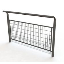 Barrière de ville Bordeaux grillagée