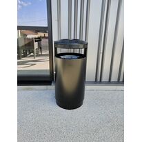 Corbeille urbaine en acier galvanisé pour déchets | Australia Slide 