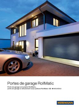 Porte de garage enroulable à  refoulement  sous plafond | RollMatic OD