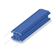 Barrette pré-assemblée à rupture de pont thermique pour menuiseries en aluminium | Barrette en polyamide pré-assemblée