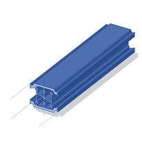 Barrette pré-assemblée à rupture de pont thermique pour menuiseries en aluminium | Barrette en polyamide pré-assemblée