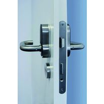 Béquille avec lecteur pour double contrôle d'accès entrée et sortie | SmartHandle DS