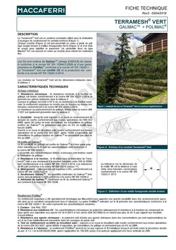 Remblai renforcé parement végétal | Terramesh vert