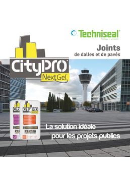 Sable haute technologie pour joints de pavés et dalles en zone urbaine | Citypro Nextgel