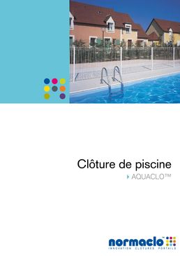 Clôture en acier pour piscines | Aquaclo
