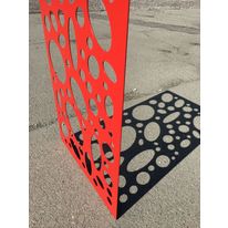 Tôle perforée à trous ovoïdes | LUZ ROLLIN