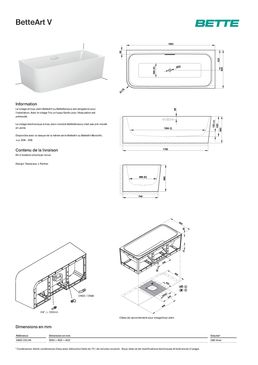Baignoire murale | BetteArt V