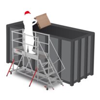 Plateformes pour accès et mise en sécurité des bennes à déchets | CLASSIC