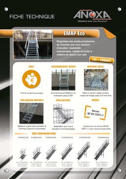 Escalier de chantier économique | EMAP Eco