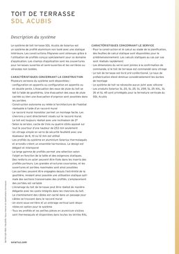 Toiture de terrasse vitrée avec parois verticales transparentes  | SDL Acubis