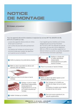 Exutoire DENFC à ouverture pneumatique pour toitures sèches | DP510 Toitures sèches