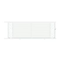 Portail coulissant Aluminium Catane galet sur-mesure | LAPEYRE SERVICES