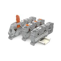 Bornes électriques sur rail à leviers pour connexion universelle sans outil | TOPJOB® S