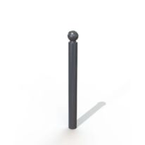 Borne anti stationnement - Tête boule en acier