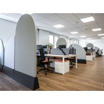 Mobiles d’absorption acoustique en forme d’arche | TEMPO Mobiles