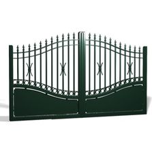 Portails en aluminium personnalisable au style traditionnel | Médiéval