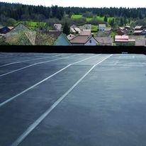 Membrane d'étanchéité EPDM préfabriquée en 3D pour toiture plate