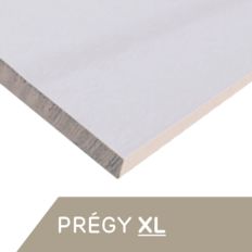 Plaque de plâtre pour faux-plafond à entraxe élargi | SINIAT PRÉGY XL