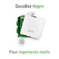 VMC simple flux hygroréglable pour les logements neufs | DucoBox Hygro