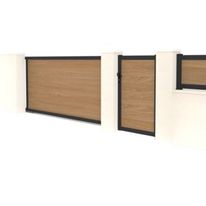 Portail PVC à cadre intégré | Ileo