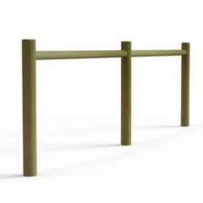 Clôture haute en bois Charente