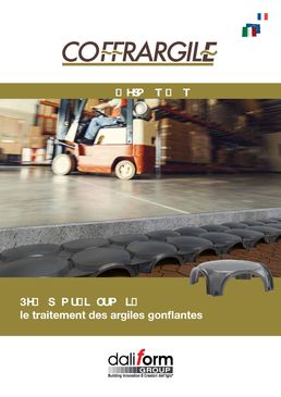 Coffrage perdu pour le traitement des argiles gonflantes | Coffrargile