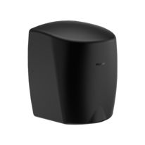 Sèche-mains automatique à air pulsé noir mat ou poli brillant | HIGHFLOW Réf. 510622BK et Réf. 510622