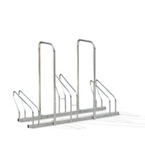 Râtelier 4 vélos côte à côte sur 2 niveaux