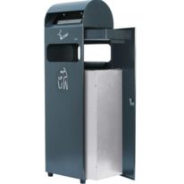 Conteneur poubelle avec cendrier